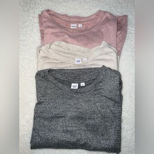 NWOT Ladies GAP Super Soft Shirts set of 3